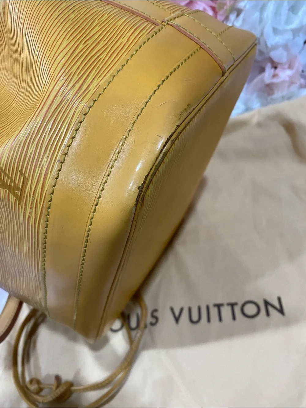 Louis Vuitton Epi Noe Bucket Bag